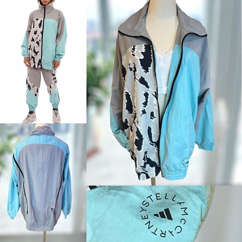 NWT Adidas Stella McCartney aSMC Running Track zip-up Jacket Size S